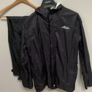 Nautica Black Raincoat for Men
